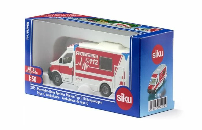 Siku 2115 Mercedes-Benz Sprinter Miesen Type C Ambulance - Afbeelding 5