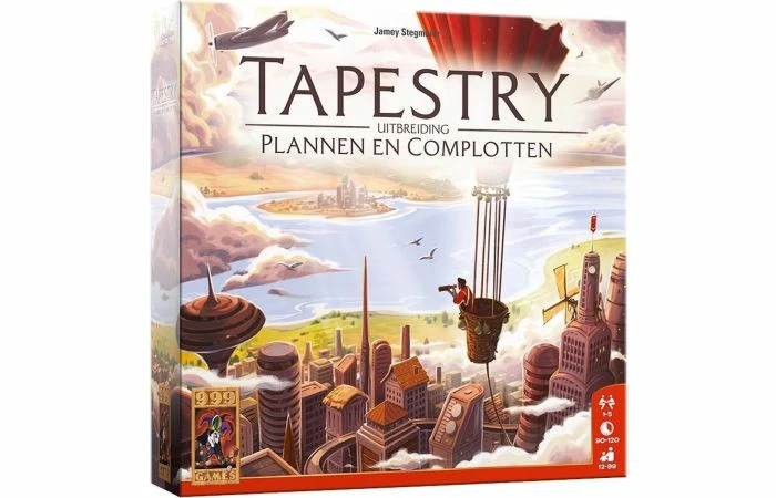 999 Games Tapestry Uitbreiding: Plannen En Complotten