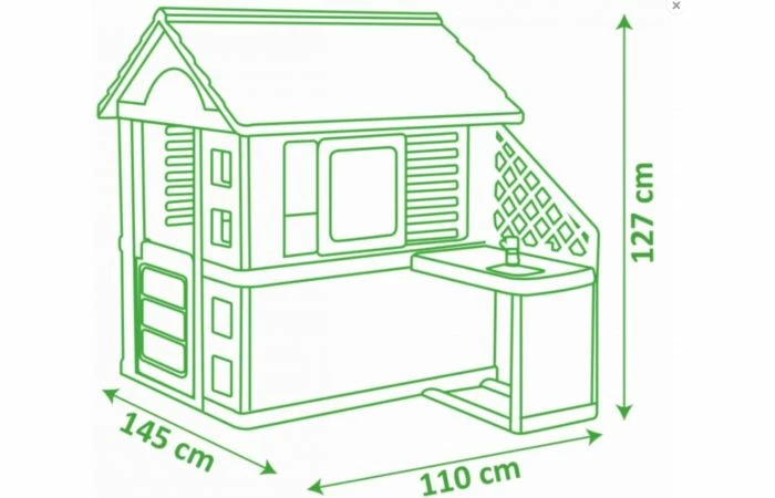 Smoby Pretty House Met Keuken - Afbeelding 5