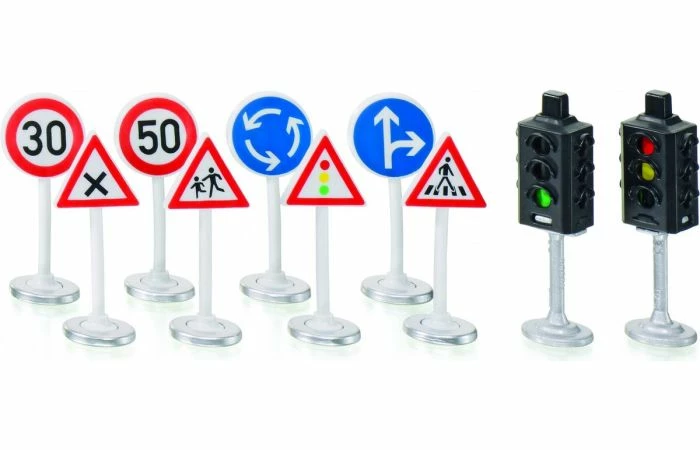 Siku 5597 Set Verkeersborden En -lichten - Afbeelding 3