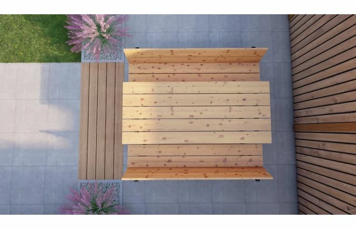 Outdoor Island Douglas Picknicktafel Model A - Afbeelding 5