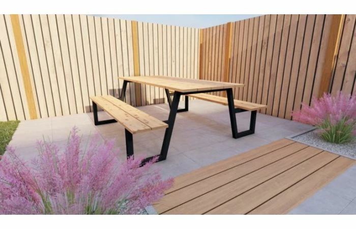 Outdoor Island Douglas Picknicktafel Model A - Afbeelding 2