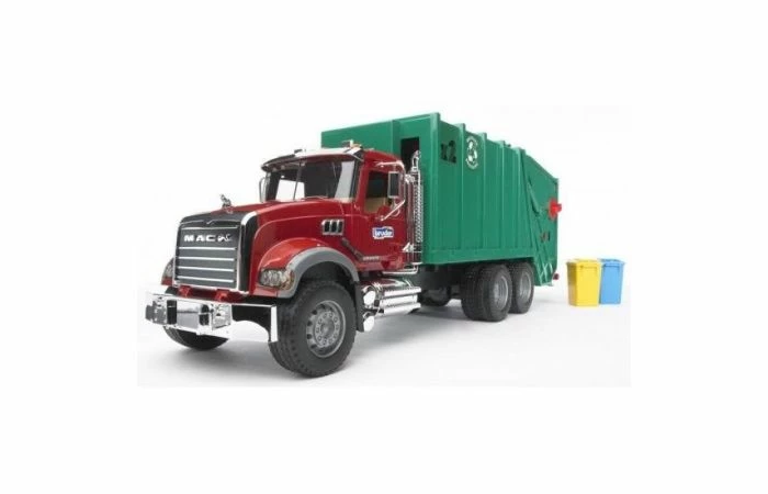 Bruder 2812 Mack Granite Vuilniswagen - Afbeelding 2