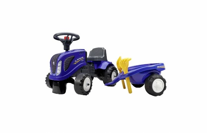 Falk New Holland Looptractor Set Blauw 1 / 3 Jaar