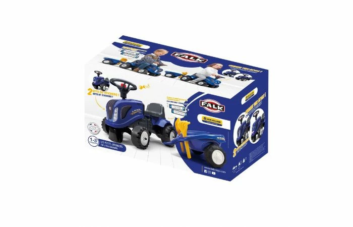 Falk New Holland Looptractor Set Blauw 1 / 3 Jaar - Afbeelding 5