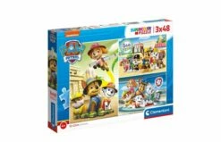 Clementoni Paw Patrol Puzzel 3x48st