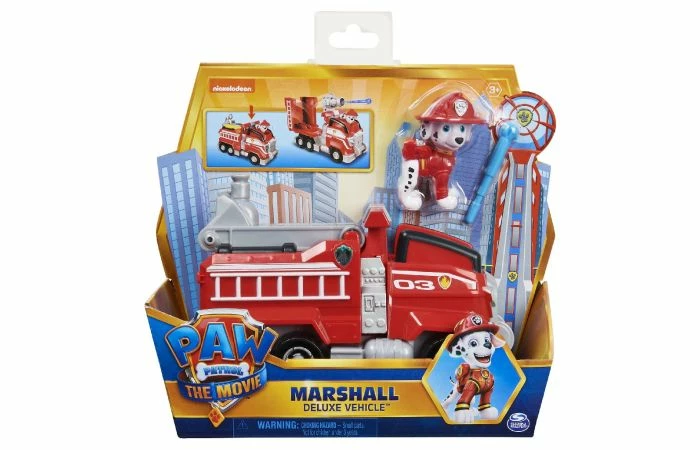 Paw Patrol The Movie Deluze Basic Vehcile Marshall - Afbeelding 4