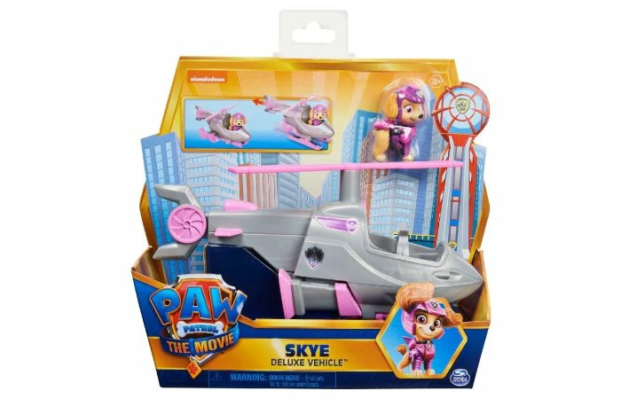 Paw Patrol The Movie Deluxe Basic Vehicle Skye - Afbeelding 4