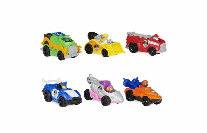 Paw Patrol The Movie True Metal Vehicles 6 Pack - Afbeelding 2