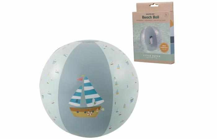 Little Dutch Strandbal Blauw