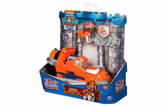 Paw Patrol Rescue Knights Deluxe Vehicle Zuma - Afbeelding 4