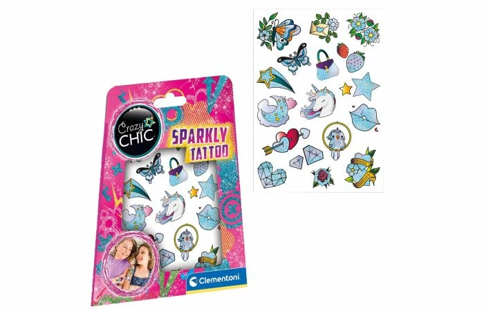 Clementoni Crazy Chic Sparkly Tattoo