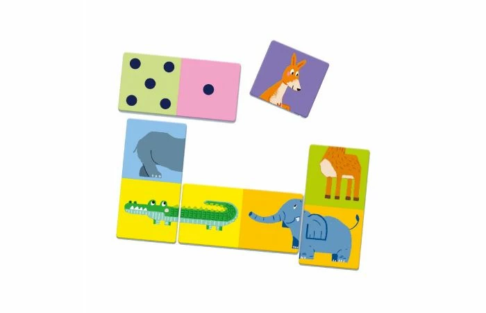 Clementoni Leerspel Dieren Domino - Afbeelding 2