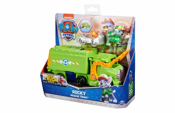 Paw Patrol Big Truck Pups Deluxe Vehicle Rocky - Afbeelding 4
