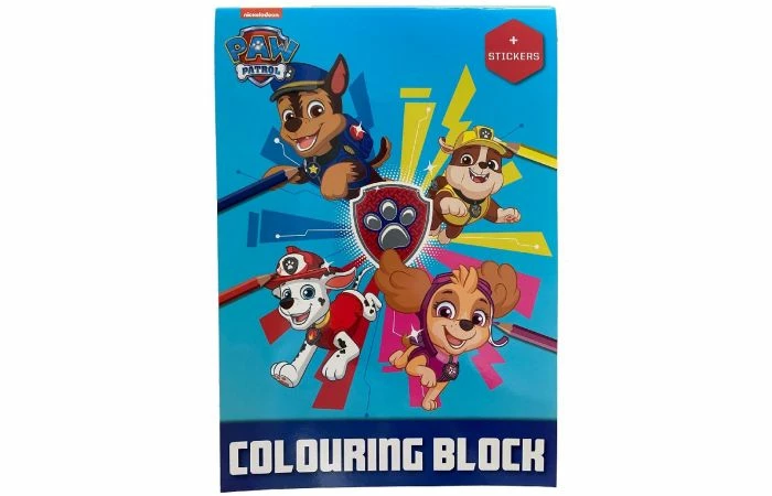 Paw Patrol Kleurboek A4 En Stickers Assorti - Afbeelding 2
