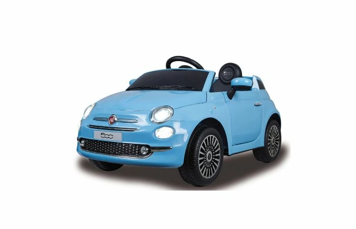 E-Car Elektrische Auto Fiat 500 12v Blauw
