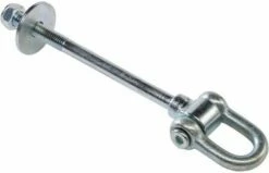 Schommelhaak 'dwarsdoor' - Model D - Schachtlengte: 140 Mm