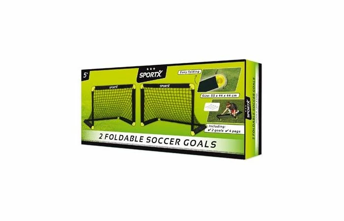 SportX Voetbaldoel Set 2 Goals 55X44X44 - Afbeelding 3