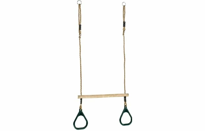 KBT Houten Ringtrapeze Met Kunststof Ringen - PP - Groen