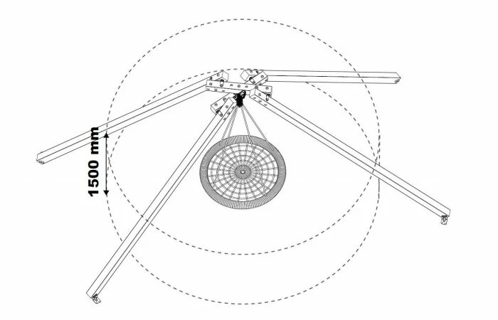 White Rhino Baobab Schommel - Afbeelding 6