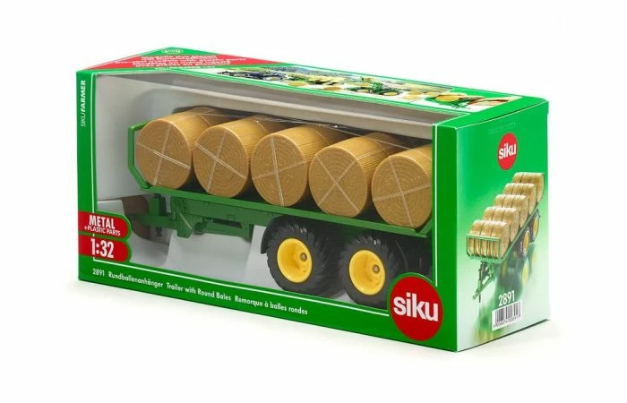Siku 2891 Aanhanger Met Ronde Balen 1:32 - Afbeelding 2