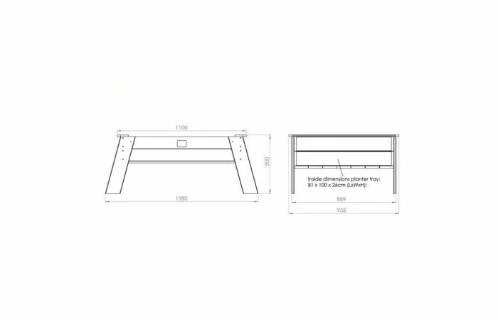 EXIT Aksent Kweektafel XL Deluxe - Afbeelding 2