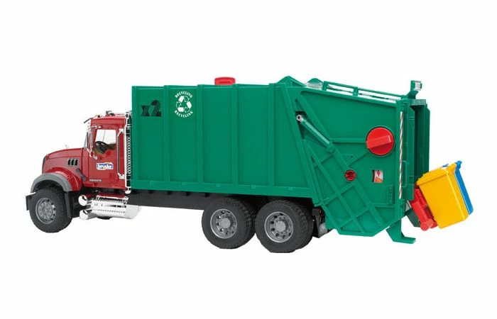 Bruder 2812 Mack Granite Vuilniswagen