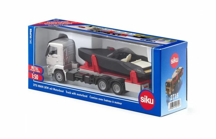 Siku 2715 MAN Met Motorboot - Afbeelding 2
