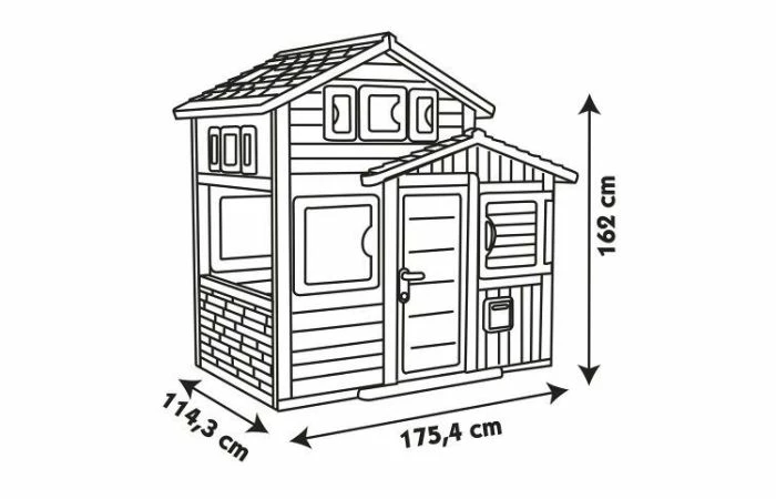 Smoby Evo Friends Speelhuis - Afbeelding 3
