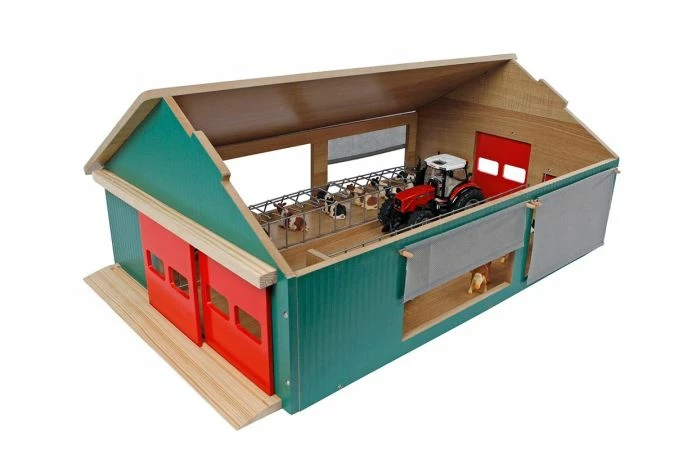 Kids Globe 426128 Open Stal Met Windbreekgaas