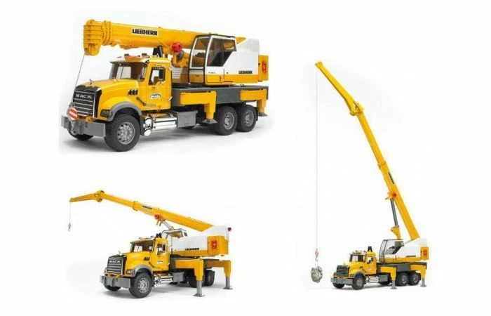 Bruder 2818 MACK Granite Met Liebherr Telescoopkraan - Afbeelding 4