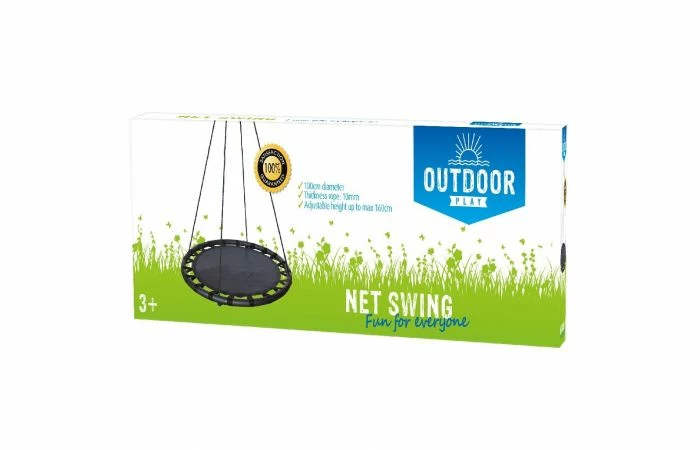 Outdoor Play Schommel Mat 100cm Zwart - Afbeelding 3