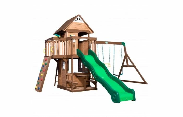 Mount Triumph Speeltoren Met Schommels En Glijbaan