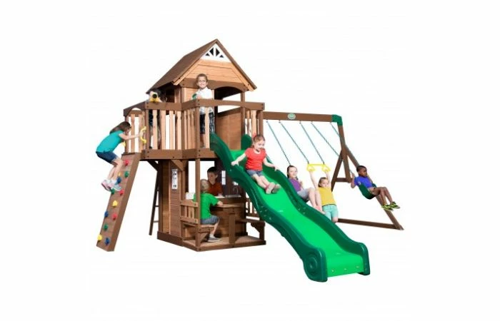 Mount Triumph Speeltoren Met Schommels En Glijbaan - Afbeelding 3