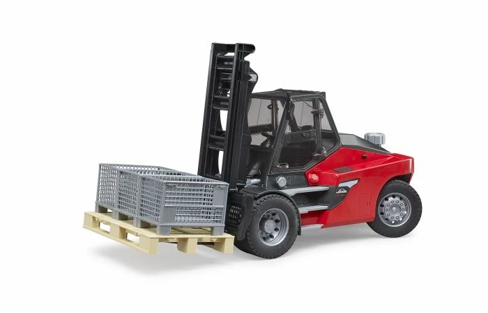 Bruder Linde HT160 Met Pallet En 3 Pallet Boxen
