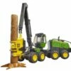 Bruder 2135 John Deere 127G Met Boomstam