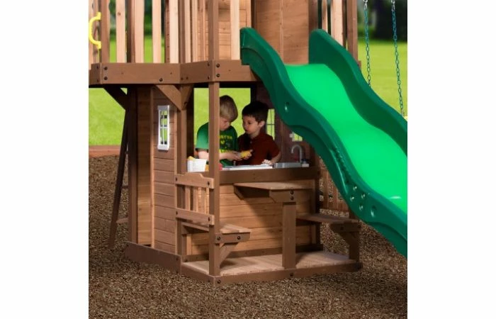 Mount Triumph Speeltoren Met Schommels En Glijbaan - Afbeelding 5