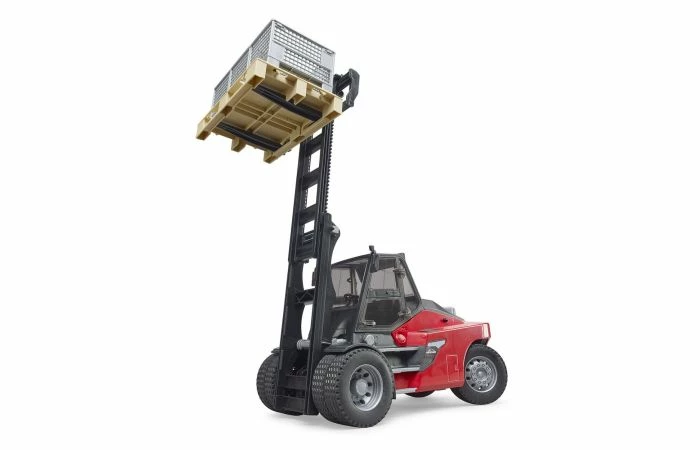 Bruder Linde HT160 Met Pallet En 3 Pallet Boxen - Afbeelding 3