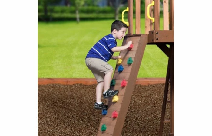 Mount Triumph Speeltoren Met Schommels En Glijbaan - Afbeelding 6