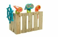 Periscoop 'star' - Turquoise /limoen Groen