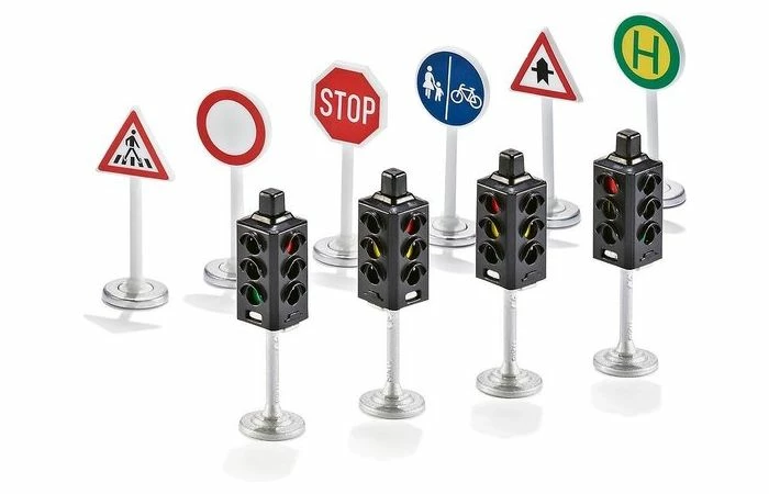 Siku 5597 Set Verkeersborden En -lichten - Afbeelding 2
