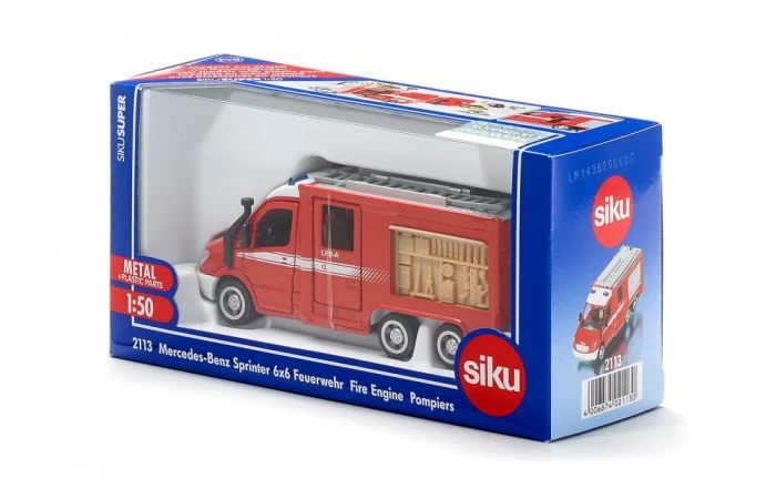 Siku 2113 Mercedes-Benz Sprinter 6X6 Brandweer - Afbeelding 7