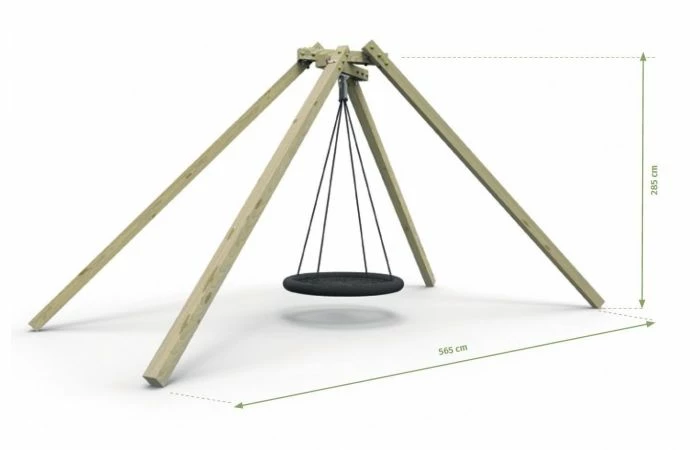 White Rhino Baobab Schommel - Afbeelding 2