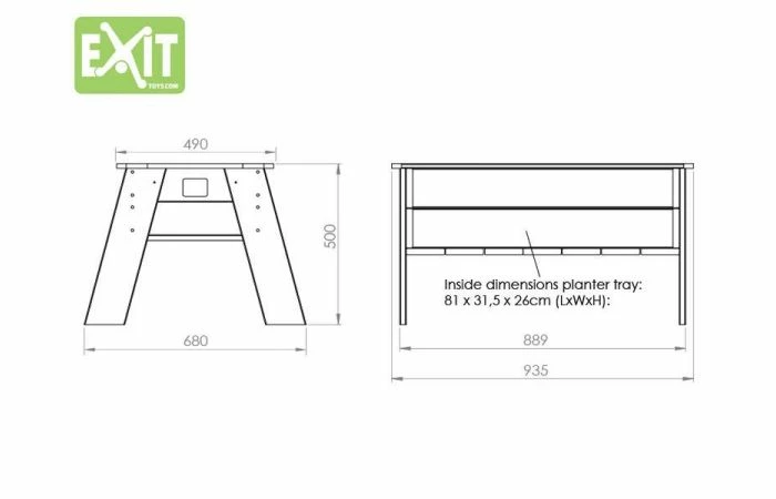 EXIT Aksent Kweektafel L - Afbeelding 9