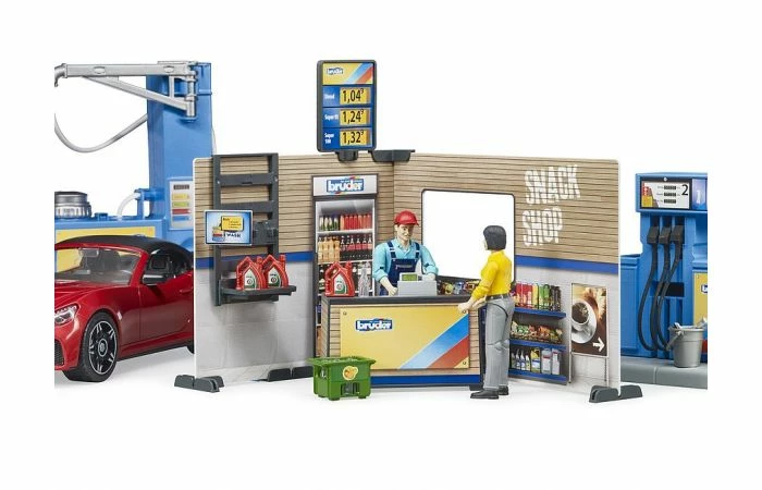 Bruder 62111 Bworld Tankstation - Afbeelding 2