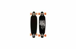 NIJDAM DROP-THROUGH LONGBOARD 36qJUNGLE Fever Zwart / Oranje
