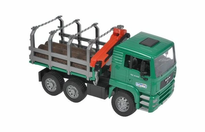 Bruder 2769 MAN Bomentransport Met Kraan - Afbeelding 2