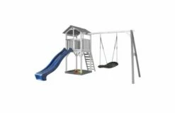 Axi Beach Tower Met Roxy Nestschommel (grijs/wit)