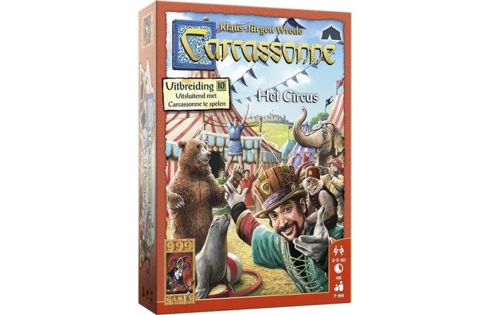 999 Games Carcassonne Het Circus Uitbreiding