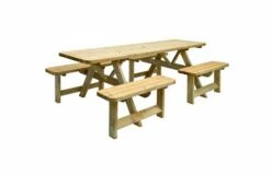 Woodvision Picknicktafel Family, Groen Geïmpregneerd